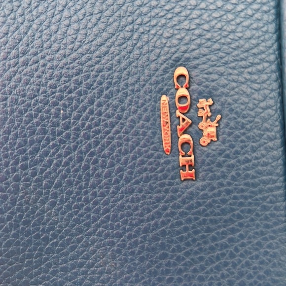 Blue coach cross body camera bag - Picture 3 of 7